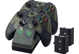 VENOM Xbox One dupla kontroller töltőállomás + 2 db akkumulátor, terepmintás (VS2857)