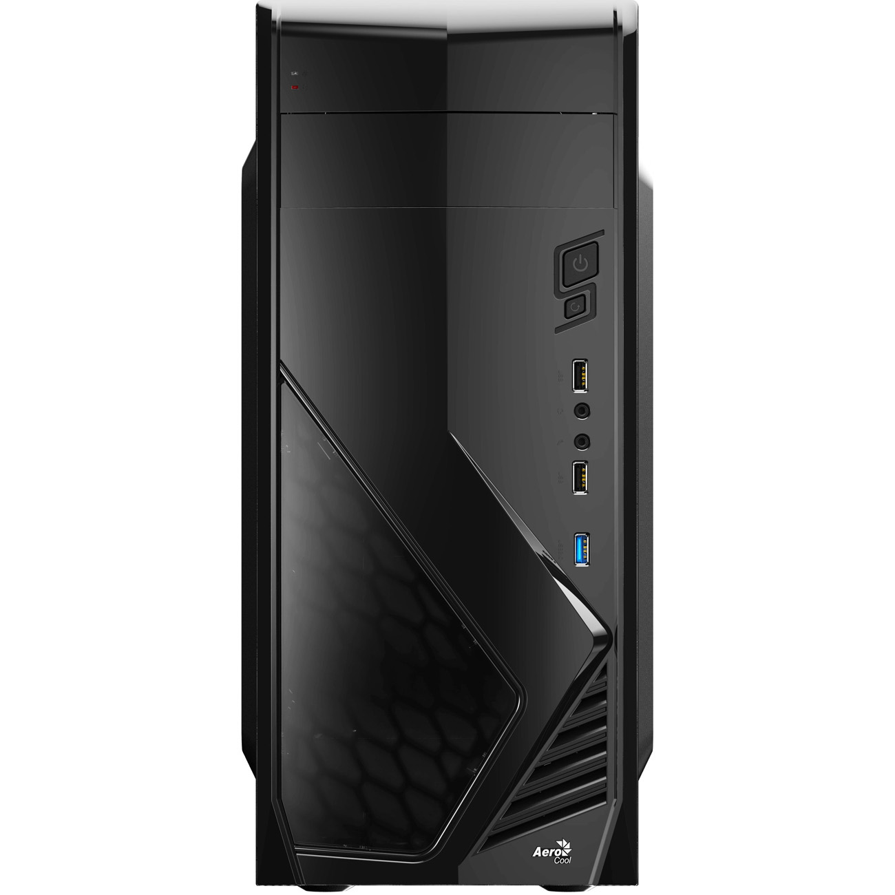 AEROCOOL CS-1102 PC-Gehäuse, Schwarz