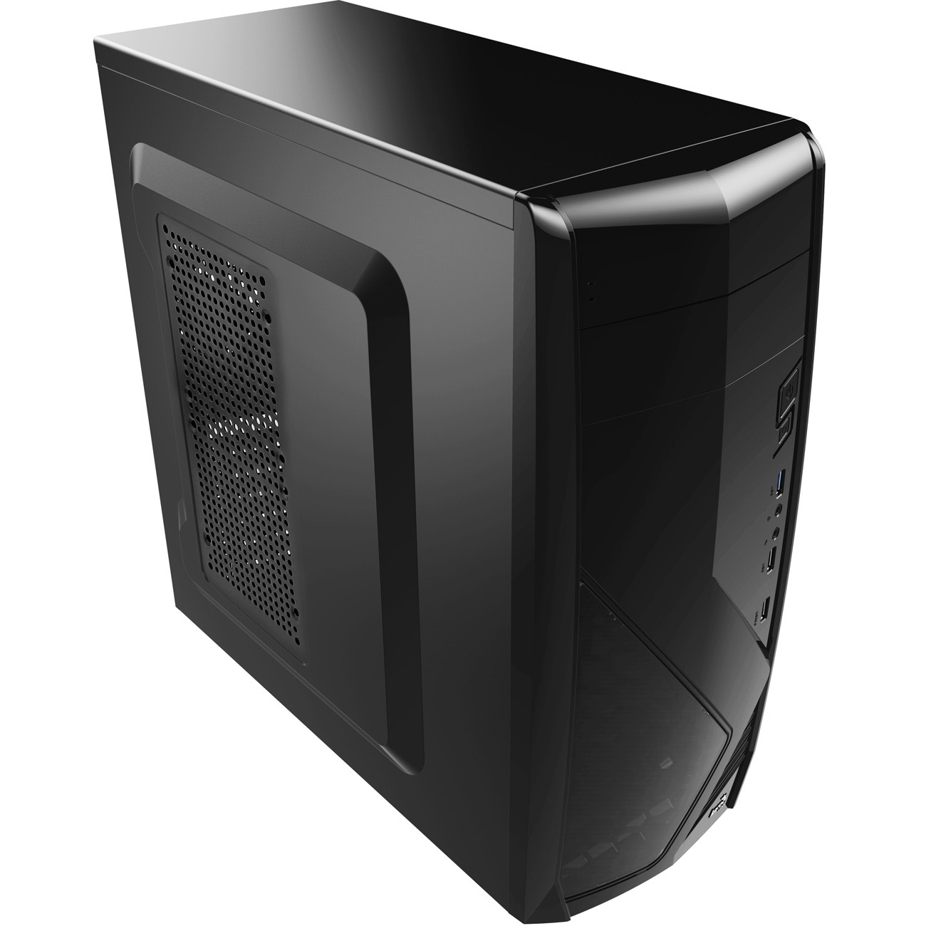 AEROCOOL CS-1102 PC-Gehäuse, Schwarz