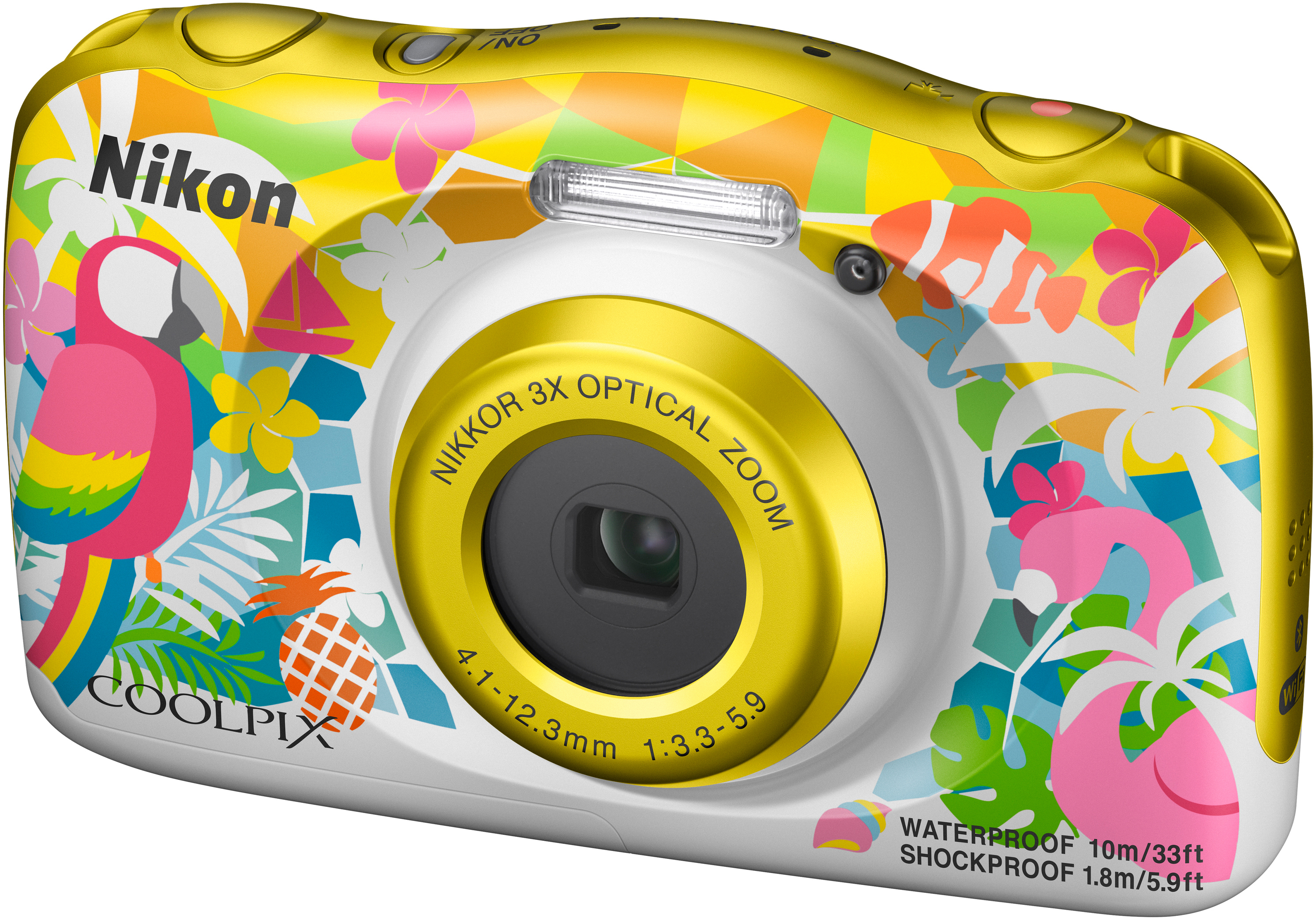 NIKON W 150 Rucksack Kit Digitalkamera Mehrfarbig, 3 fach opt. Zoom, LCD-TFT