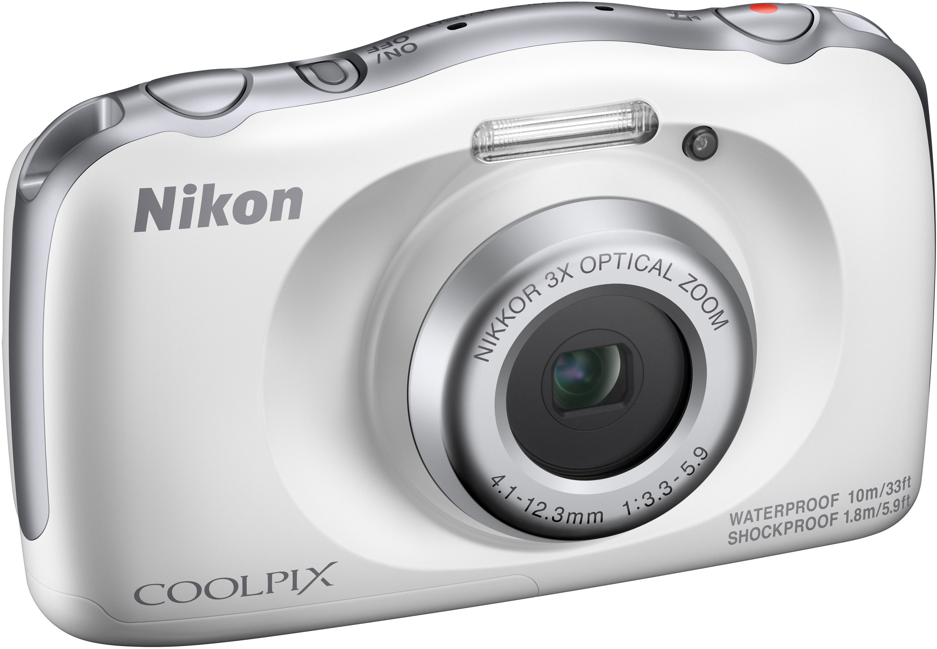 NIKON W 150 Digitalkamera opt. Rucksack Kit Weiß, Zoom, LCD-TFT fach 3
