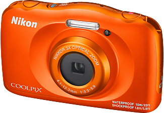 NIKON W 150 Rucksack Kit Digitalkamera Orange, , 3 fach opt. Zoom, LCD-TFT