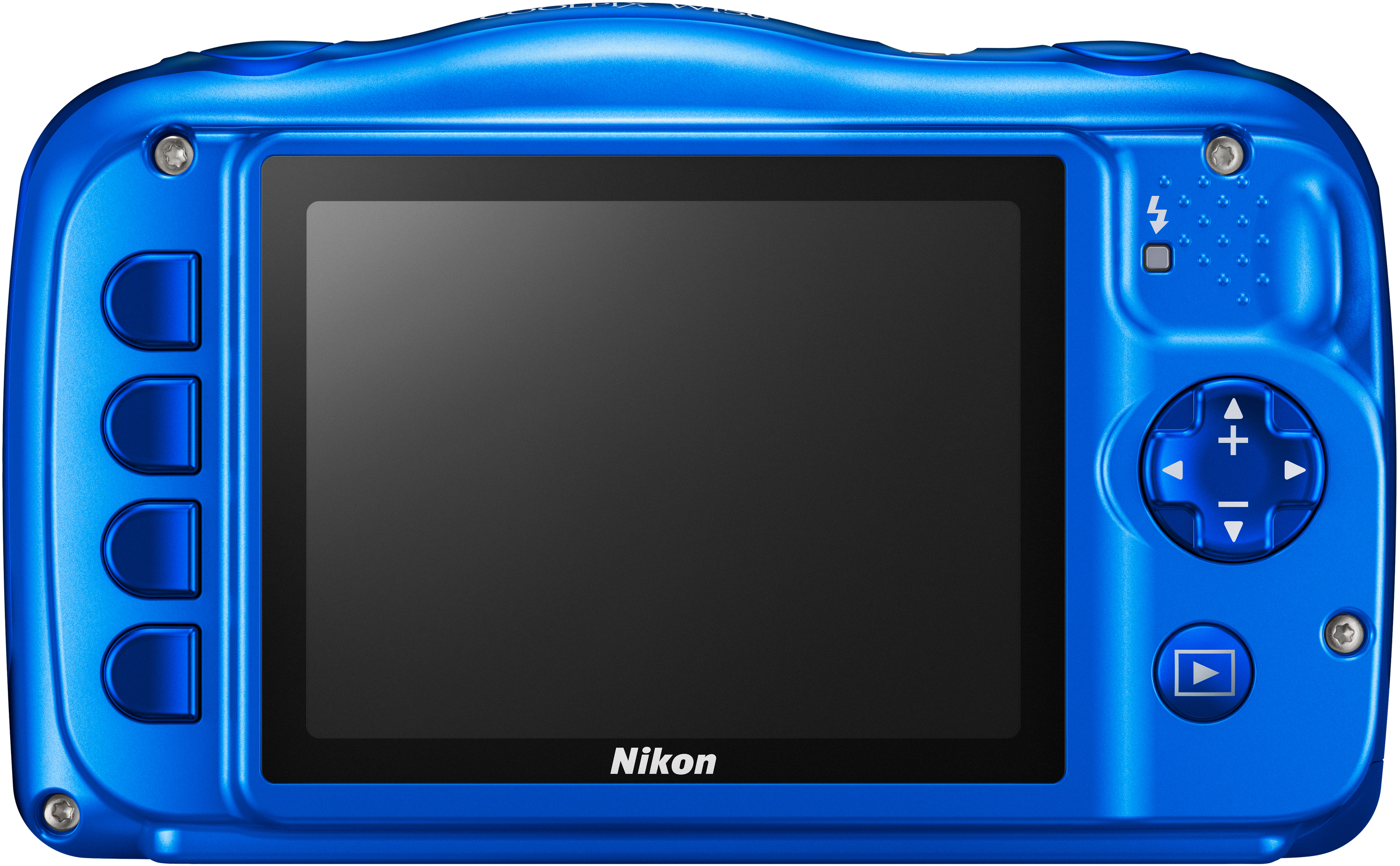 NIKON W 150 Rucksack Kit Digitalkamera Blau, 3 fach opt. Zoom, LCD-TFT