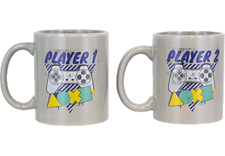 PALADONE PlayStation Player 1 & Player 2 - Ensemble de tasses (Multicouleur)