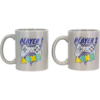 PALADONE PlayStation Player 1 & Player 2 - Ensemble de tasses (Multicouleur)