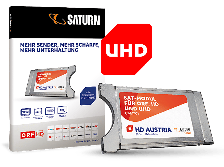 HD AUSTRIA CI+ Modul CAM701 HD Austria Saturn Edition (SATKarte für
