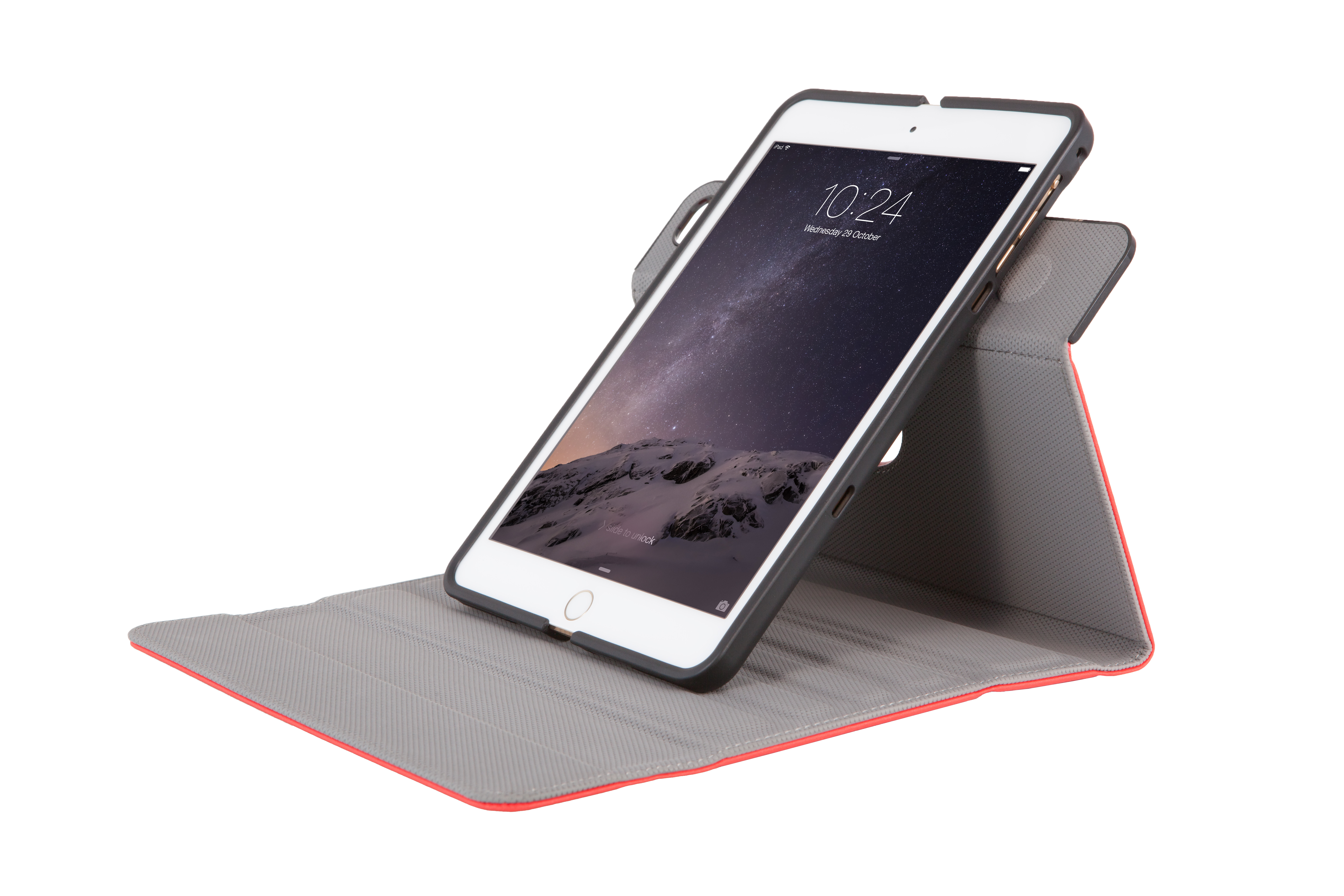 Funda - Targus Versavu™ Giratoria 360 Grados, para iPad mini 4,3,2,1, Rojo