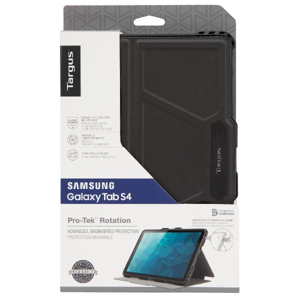 Funda - Targus Pro-Tek, para Samsung Galaxy S4 de 10,5" (2018), Negro