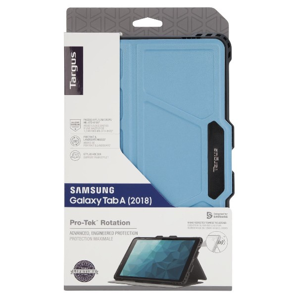 Funda - Targus Pro-Tek, para Samsung Galaxy Tab A de 10,5" (2018), Azul claro