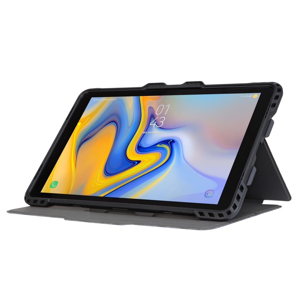 Funda tablet - Targus Pro-Tek, para Samsung Galaxy Tab A de 10,5" (2018), Negro