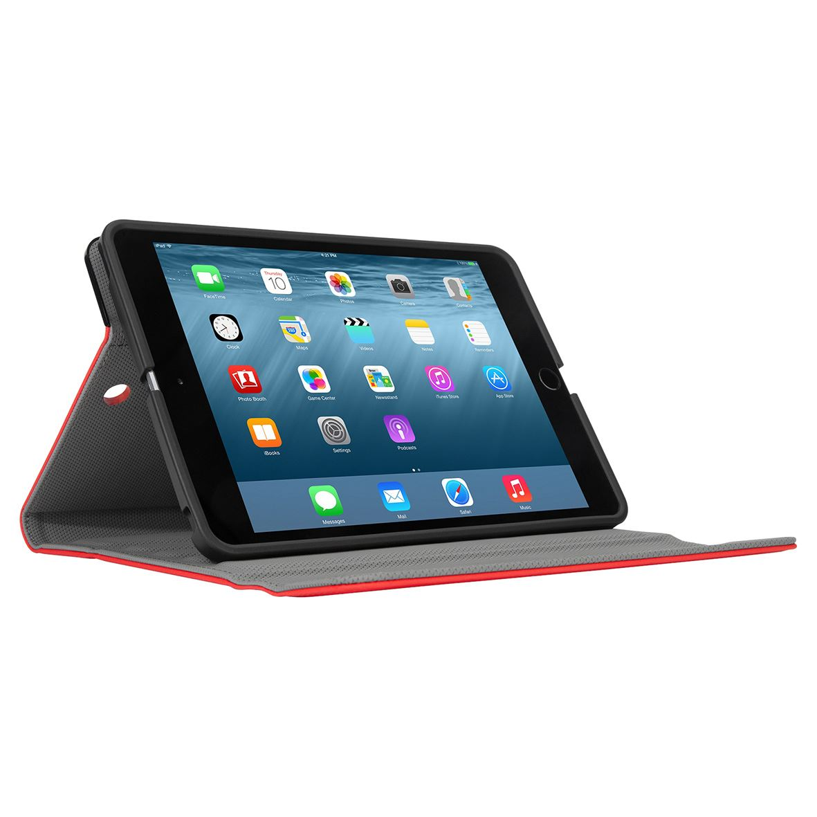 Funda - Targus Versavu™ Giratoria 360 Grados, para iPad mini 4,3,2,1, Rojo