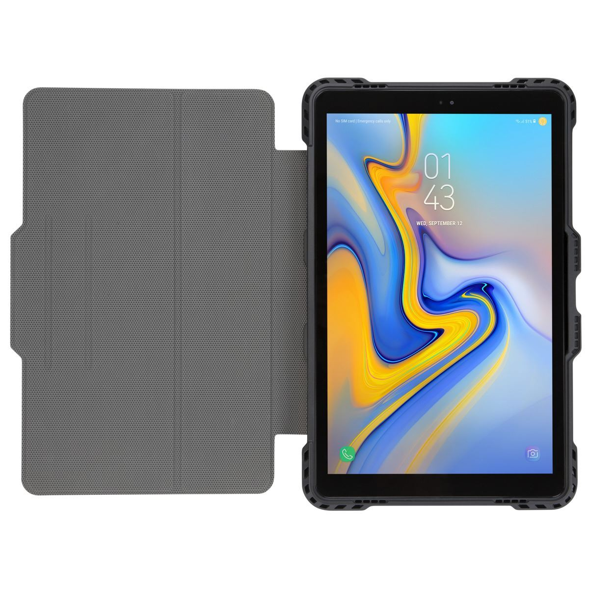 Funda tablet - Targus Pro-Tek, para Samsung Galaxy Tab A de 10,5" (2018), Negro