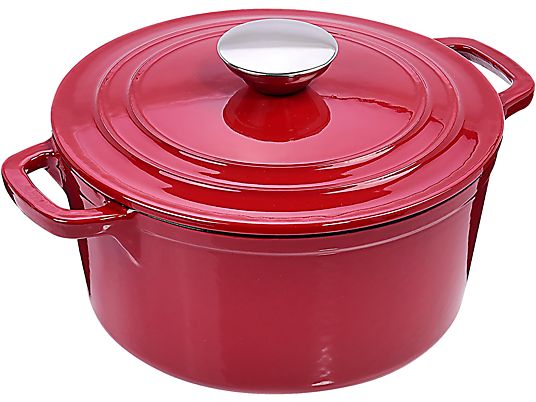 NOUVEL 402502 - Cocotte en fonte (Rouge)