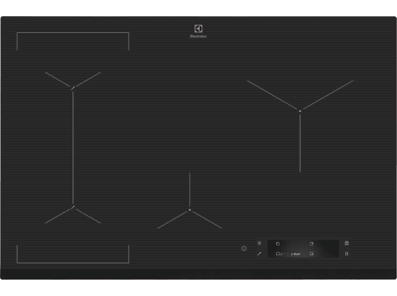 ELECTROLUX EIS8648 SensePro beépíthető indukciós főzőlap, Bridge funkció, Hob2Hood, maghőmérő, 80 cm