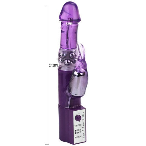 Vibrador - NK-HOTLADY, Rabbit, A pilas, Lila