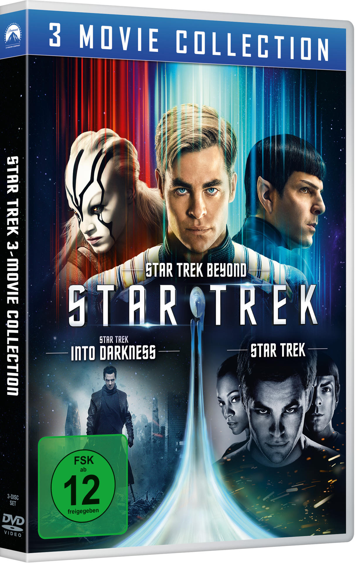 Star Trek 3-Filme-Sammlung DVD-Box.