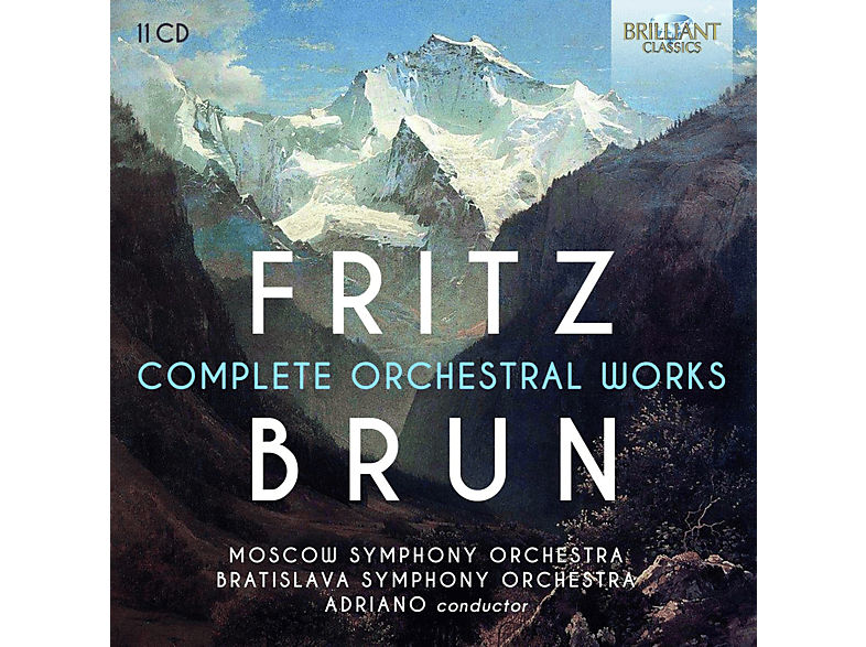 Moscow Symphony Orchestra & Bratislava Symphony Orchestra - Fritz Brun: Complete Orchestra Works CD