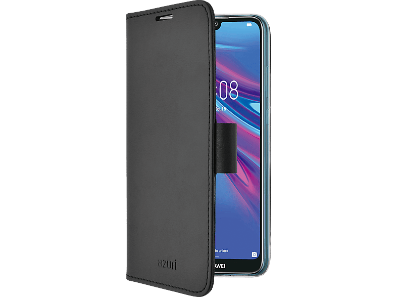 AZURI Cover Walletcase Magnetic Closure Y6 (2019) Zwart (AZWALCLRHUY619-BLK)