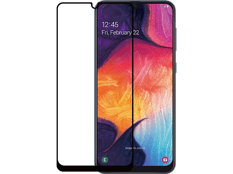 AZURI Tempered Glass Rinox Armor Samsung Galaxy A50 (AZSPTGSAA505-BLK)