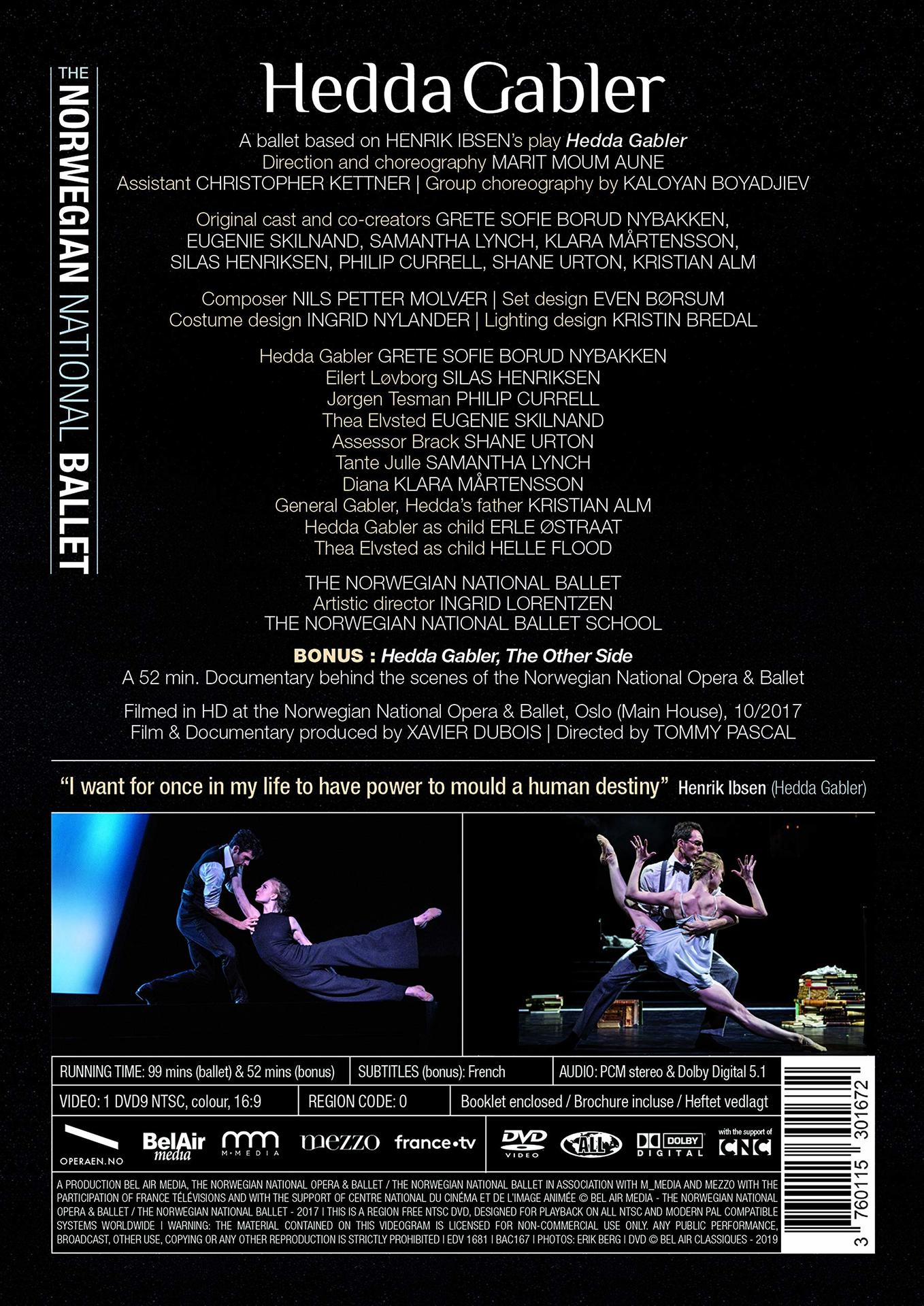 Norwegian National B - Hedda Gabler  - (DVD)