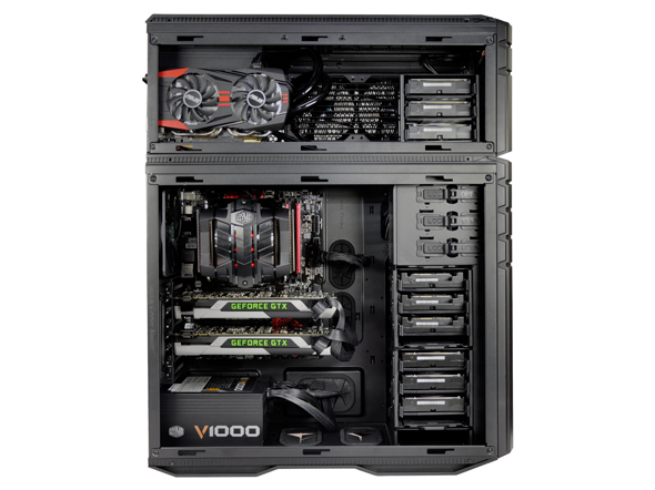 COOLER MASTER HAF-935-KWN1 HAF Stacker 935 Pencereli Kasa