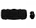 EVEREST Rampage KM-R1 Kablolu Aydınlatmalı Standart Oyuncu Klavye Mouse Set (14245) Siyah