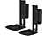 FLEXSON Wall Mount SONOS One - 1 coppia di staffe da parete (Nero)