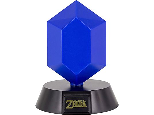 PALADONE The Legend of Zelda: Blue Rupee - Lampada da tavolo (Blu/Nero)