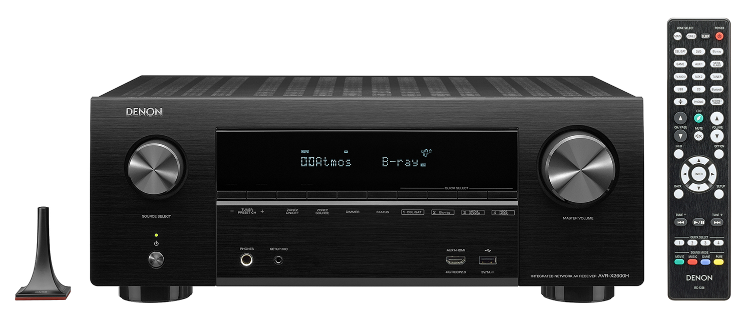 DENON AV-Receiver AVR-X2600H, schwarz