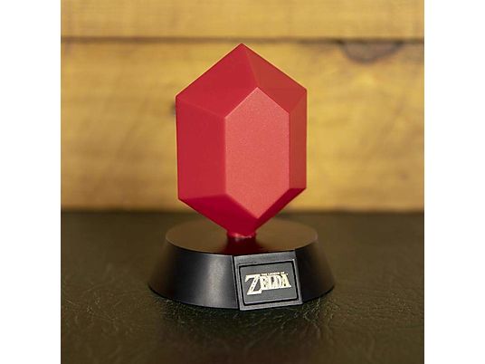 PALADONE The Legend of Zelda: Red Rupee - Lampada da tavolo (Rosso/Nero)