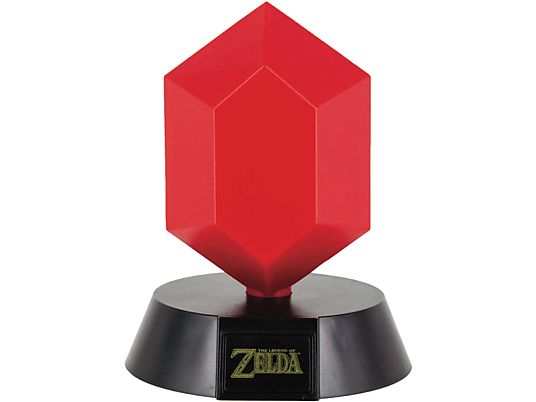 PALADONE The Legend of Zelda: Red Rupee - Lampada da tavolo (Rosso/Nero)