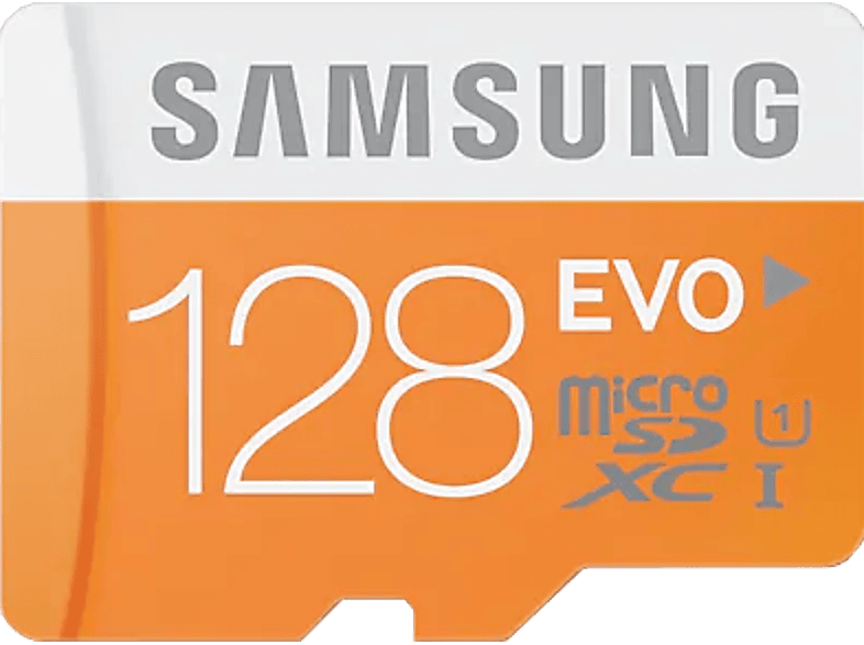 SAMSUNG Geheugenkaart microSDXC EVO 128 GB Class 10 + adapter (MB-MP128DA/EU)