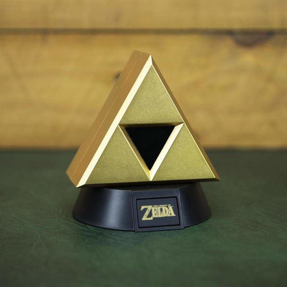 PALADONE The Legend of Zelda: Gold Triforce - Lampe de table (Or/Noir)