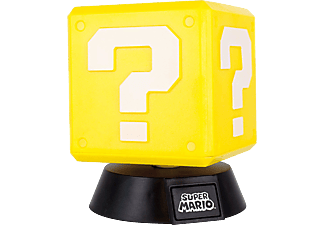 PALADONE Question Block 3D - Lampe de table (Jaune/Blanc/Noir)