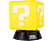 PALADONE Question Block 3D - Lampe de table (Jaune/Blanc/Noir)