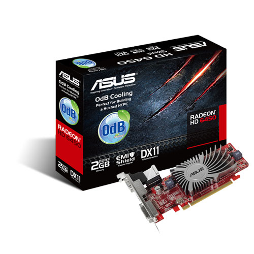 Tarjeta de Video Interna - ASUS, HD6450-SL-2GD3-L