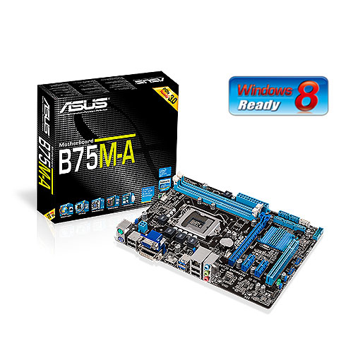ASUS B75M-A 1155p DDR3 1600MHz S+V+GL 16x Anakart
