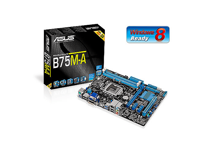 ASUS B75M-A 1155p DDR3 1600MHz S+V+GL 16x Anakart Fiyat & Özellik