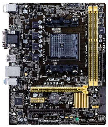 ASUS A55BM-E Soket FM2+ DDR3 2133MHz S+V+GL+16X Anakart