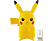 TEKNOFUN Pikachu - Lampe de table LED (Jaune/Rouge/Noir)