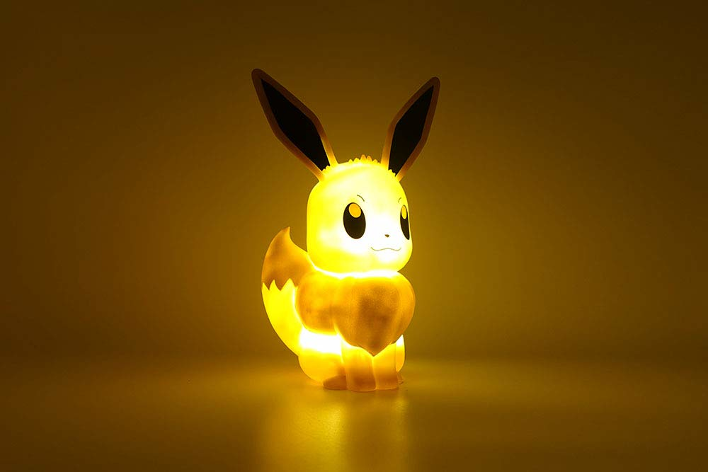 TEKNOFUN Évoli - Lampe de table LED (Brun/Jaune/Noir)