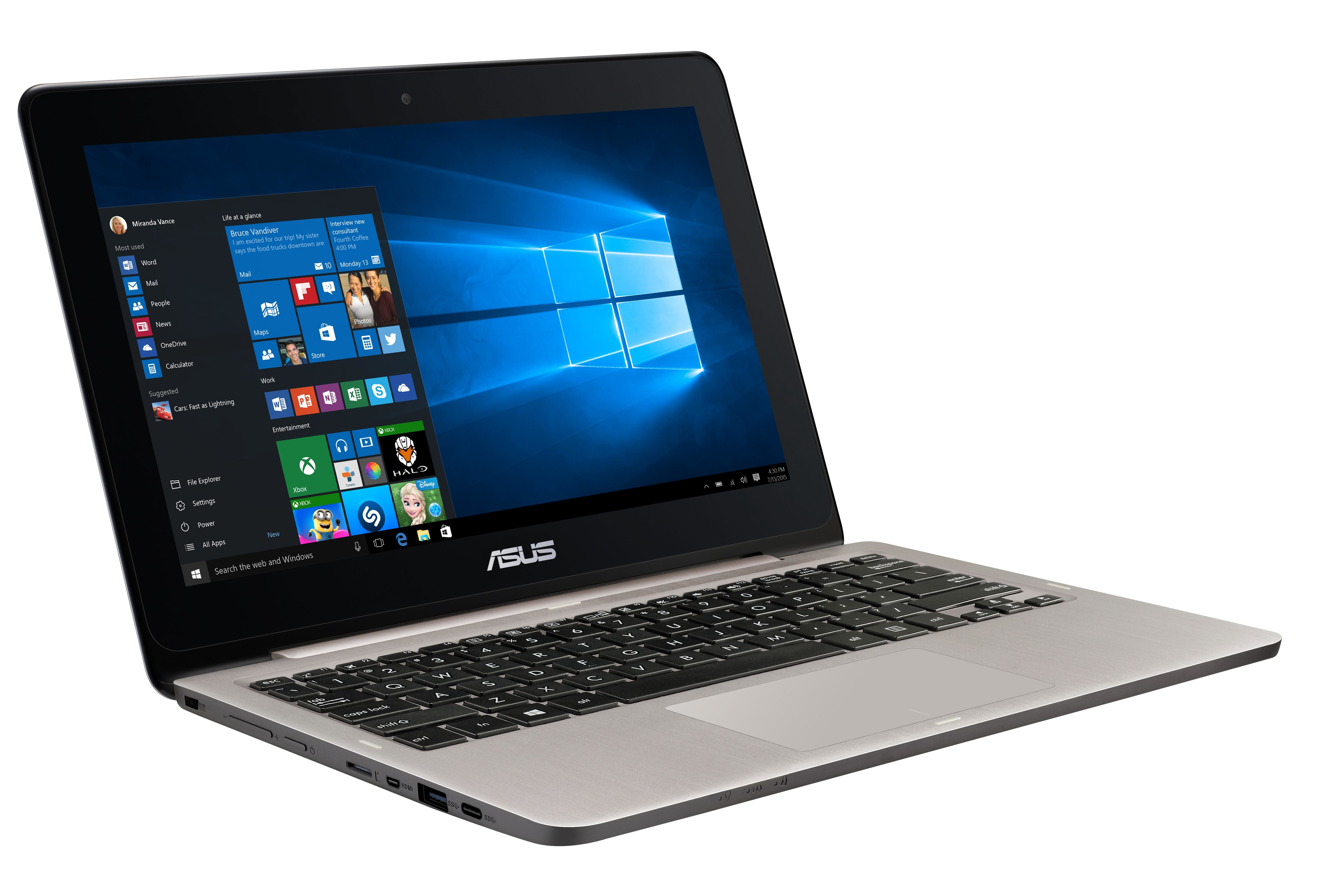 ASUS TP200SA-FV0110T 11.6" Dokunmatik Ekran Intel Celeron N3050 1.6 GHz 4GB 32GB Windows 10 Laptop