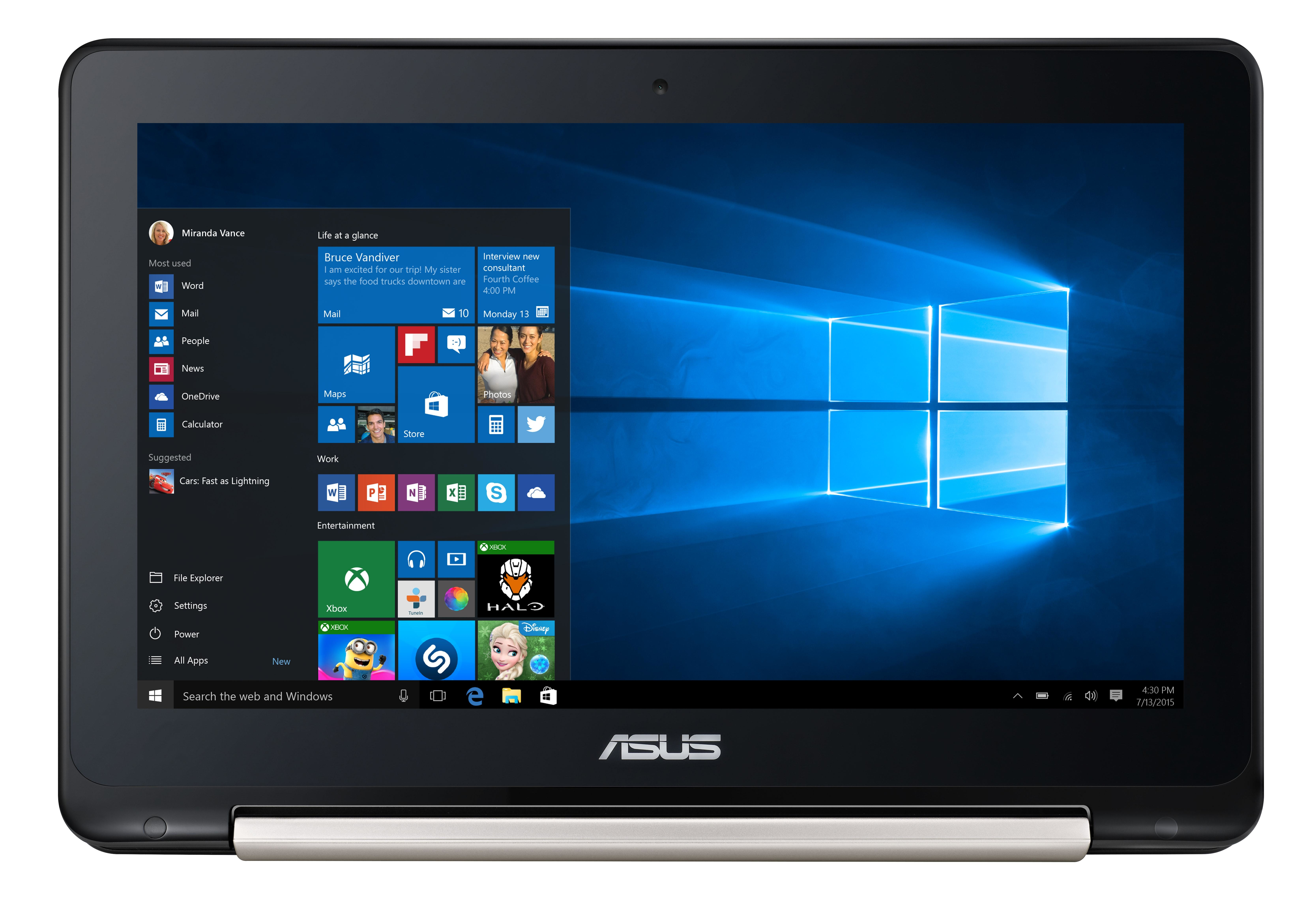 ASUS TP200SA-FV0110T 11.6" Dokunmatik Ekran Intel Celeron N3050 1.6 GHz 4GB 32GB Windows 10 Laptop