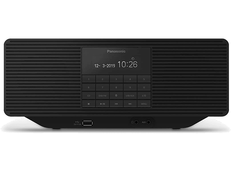 PANASONIC Draagbare CD DAB+ Bluetooth-radio (RX-D70BTEG-K)