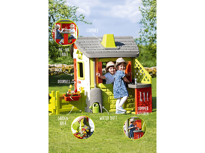 SMOBY Neo Jura Lodge Spielhaus Mehrfarbig | Gartenspielzeug