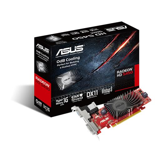 Tarjeta de Video Interna - ASUS, HD5450-SL-HM1GD3-L-V2