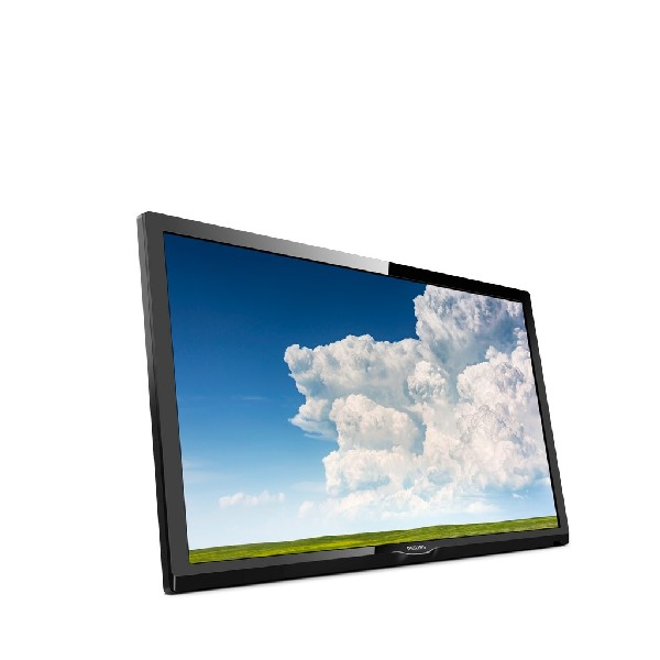 TV LED 24" - Philips 24PHS4304, HD Ready, Sintonizador Satélite, Pixel Plus HD, TDT 2, HDMI, Negro