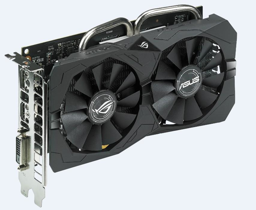 Tarjeta gráfica - ASUS ROG-STRIX-RX560-O4G-EVO-GAMING, 4G, GDDR5, 128 bits, Aura Sync RGB