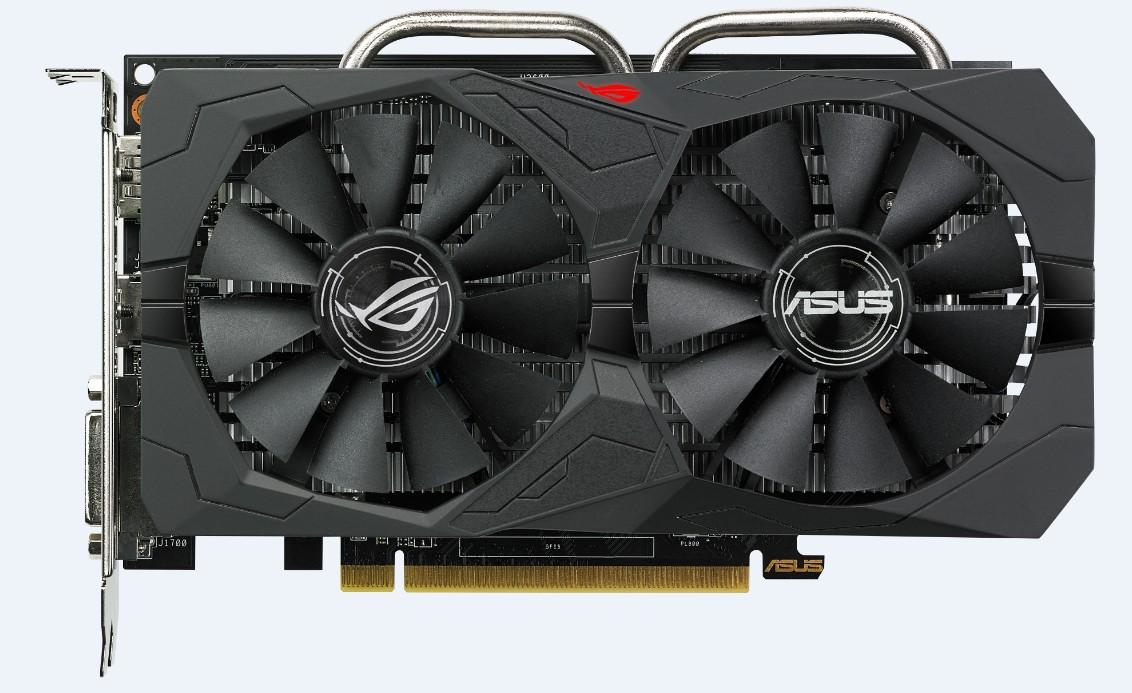 Tarjeta gráfica - ASUS ROG-STRIX-RX560-O4G-EVO-GAMING, 4G, GDDR5, 128 bits, Aura Sync RGB