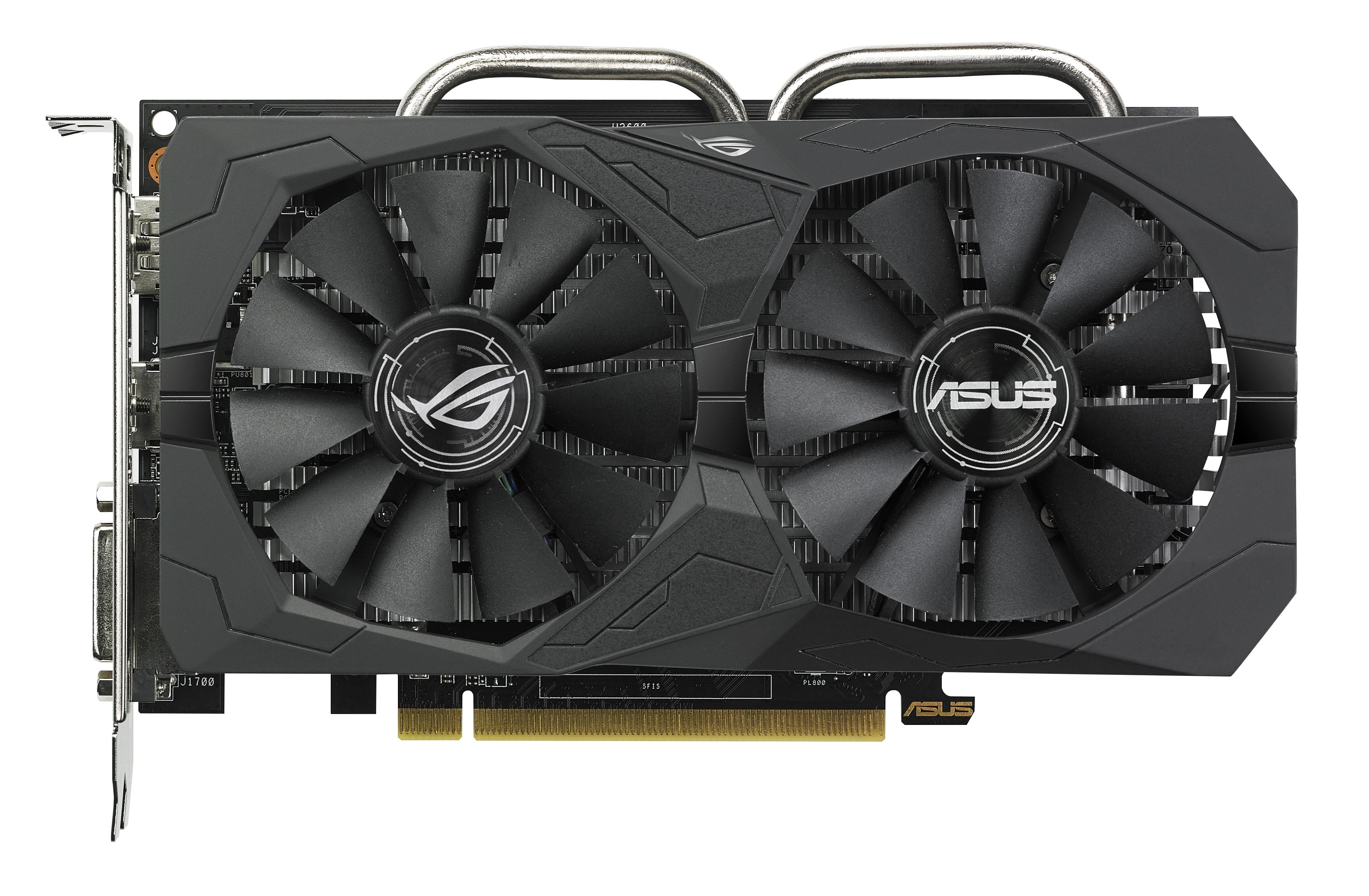 Tarjeta gráfica - ASUS ROG-STRIX-RX560-O4G-EVO-GAMING, 4G, GDDR5, 128 bits, Aura Sync RGB